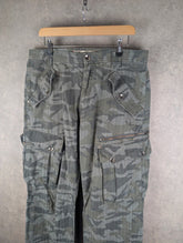 Ripcurl Trousers Mens W34 L33 Y2K Camo Cargo Surfing Ripstop